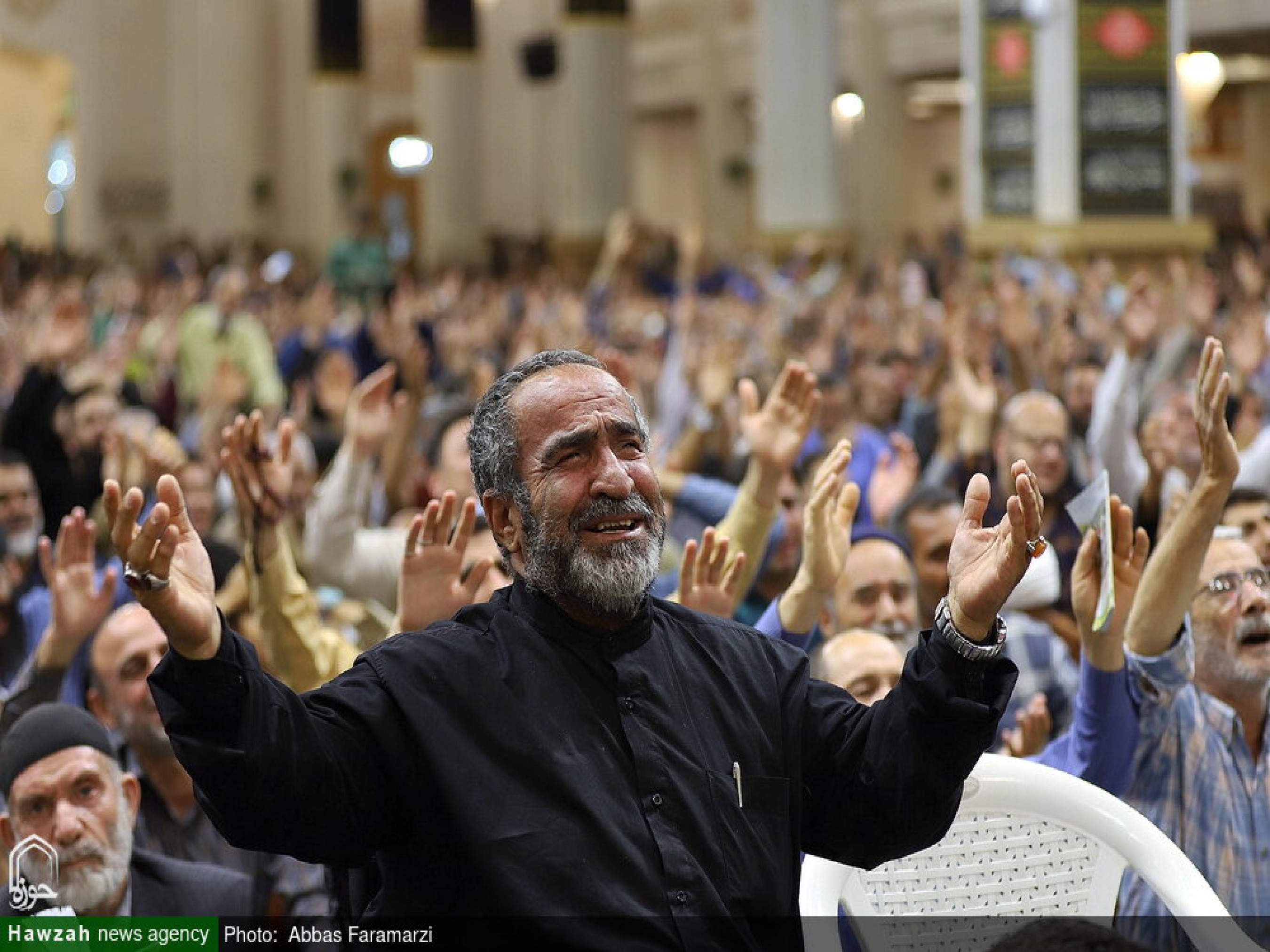 مراسم قرائت دعای پرفیض عرفه در حرم مطهر کریمه اهل بیت حضرت فاطمه معصومه (سلام الله علیها)